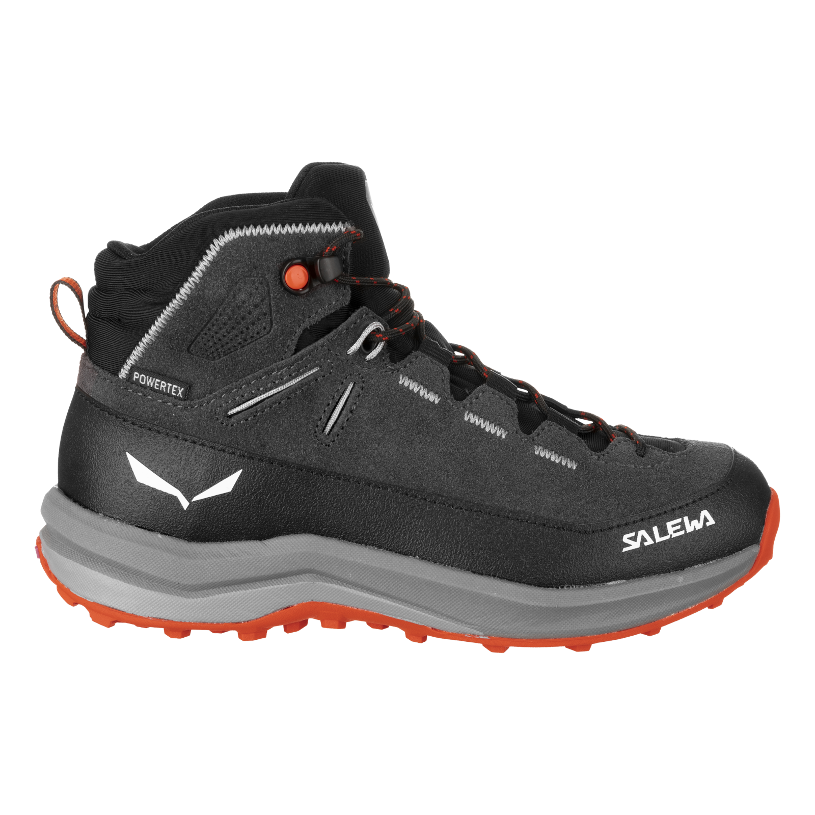 Salewa JR MTN TRAINER 2 MID PTX EU 27, Onyx/Alloy Dětské trekové boty (obrázek 6)
