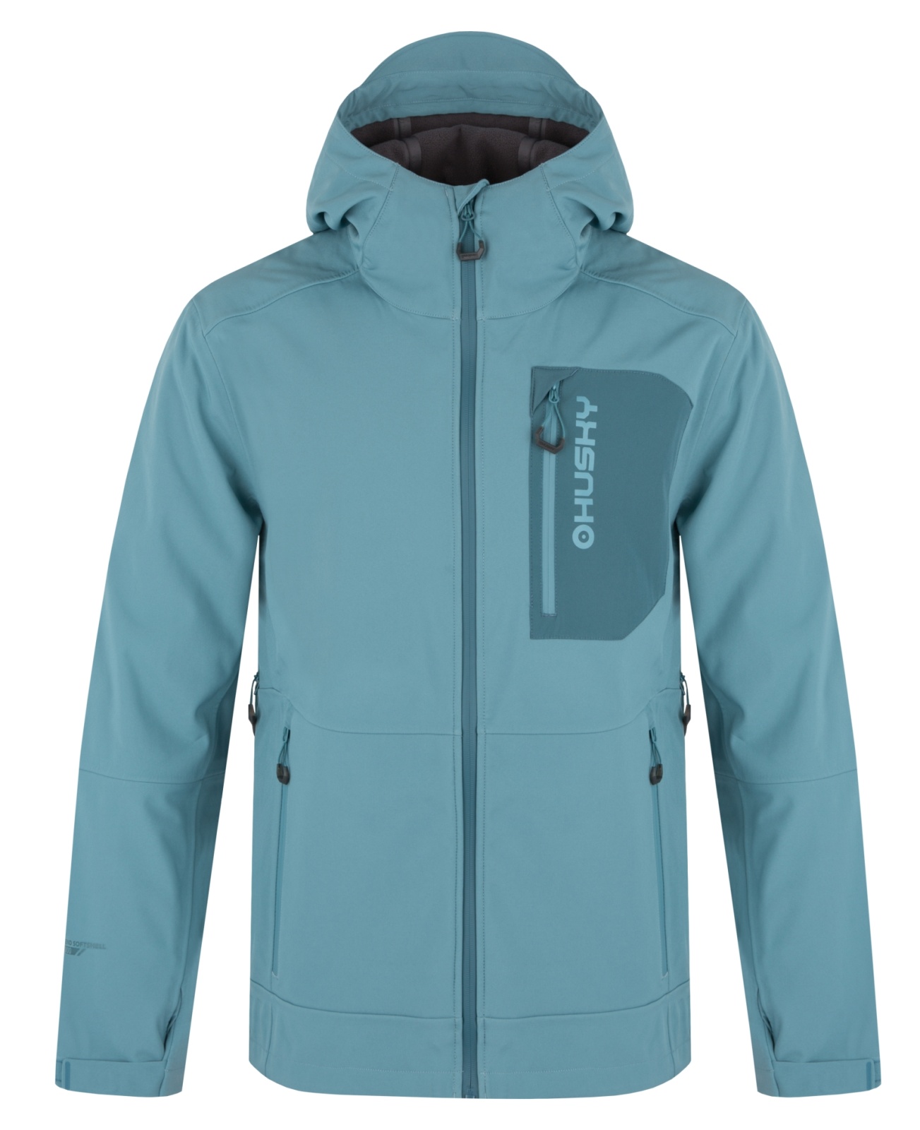 Husky Samai M XL, faded blue Pánská softshell bunda (obrázek 3)