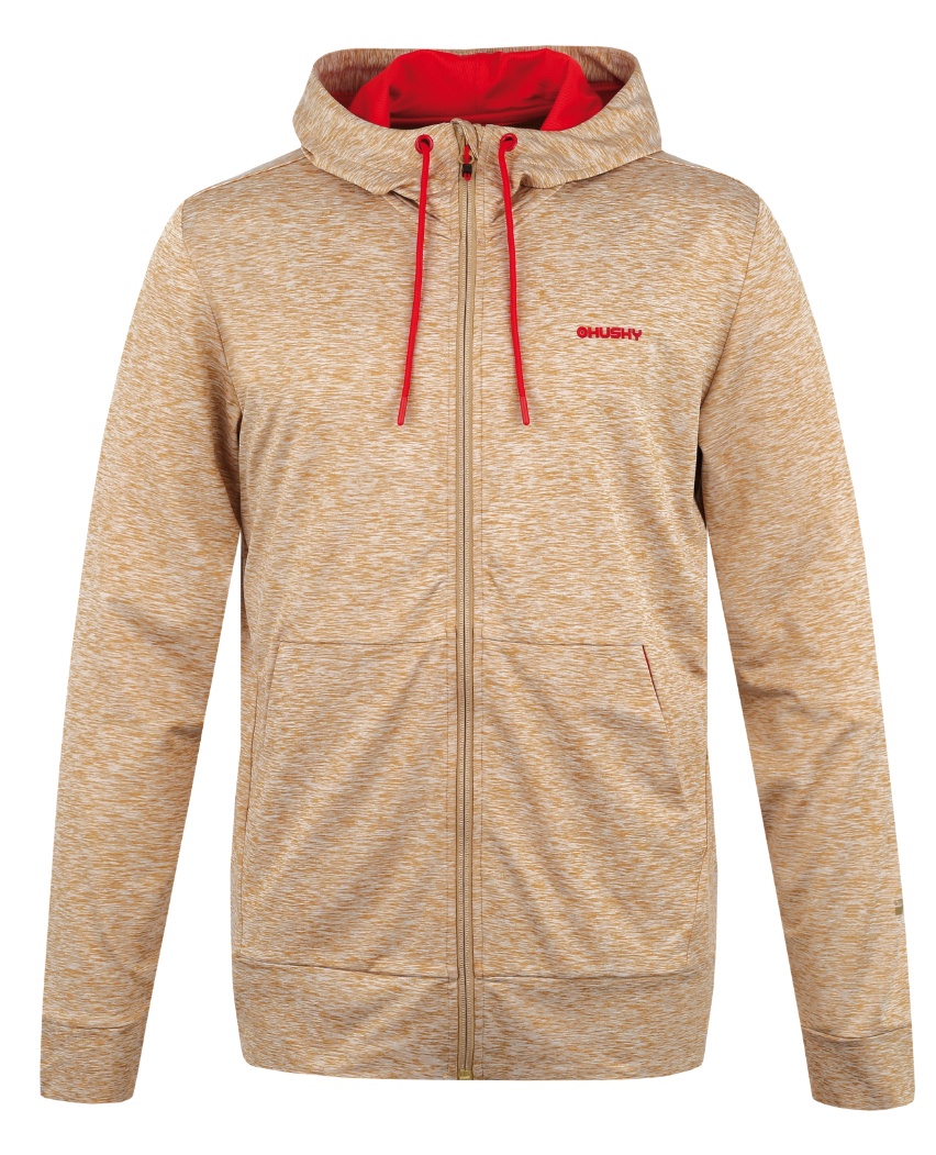 Husky Alony M S, beige Pánská mikina s kapucí (obrázek 3)