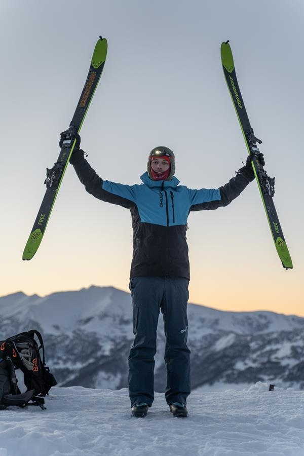 Husky Kippe M XXXL, blue/black Pánské hardshell kalhoty (obrázek 9)