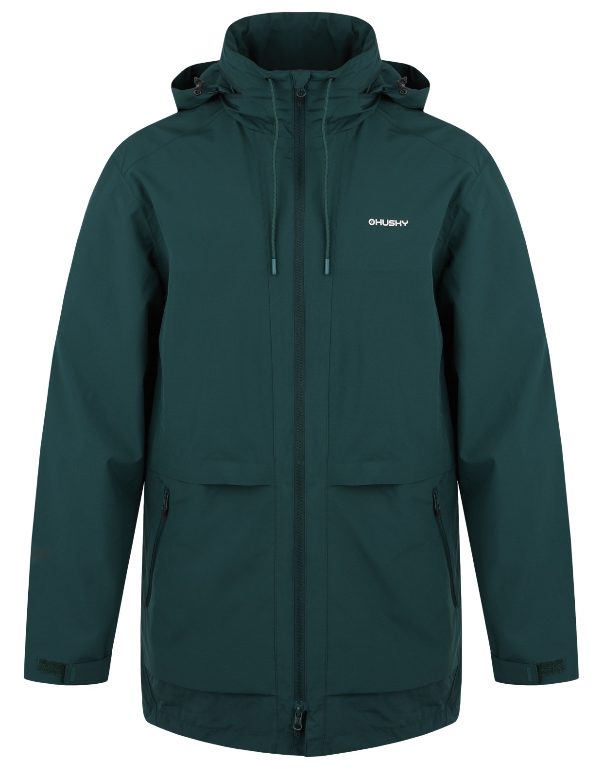 Husky Nevr M XXL, dk. green Pánský hardshell kabát (obrázek 3)