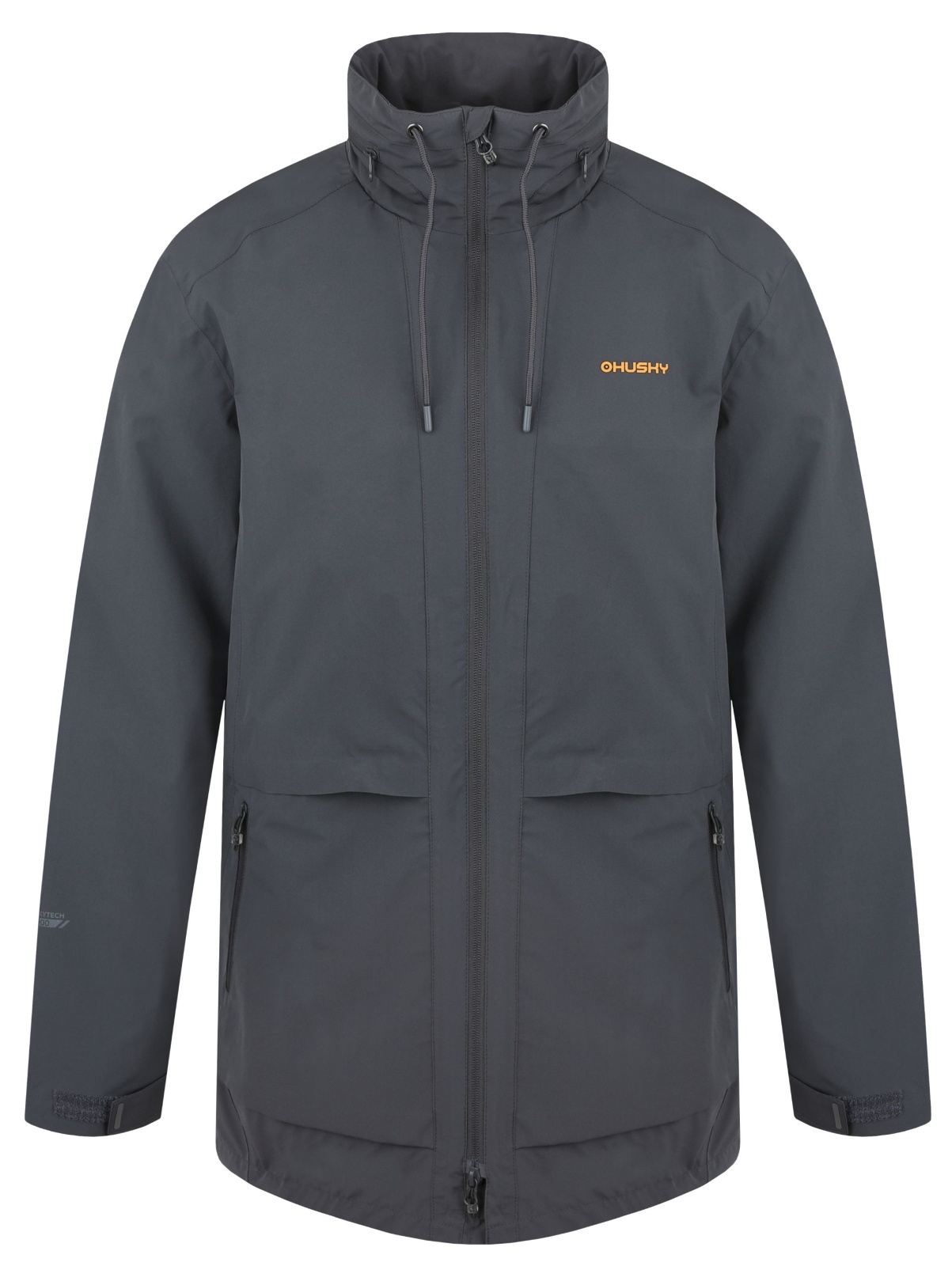 Husky Nevr M XXXL, dk. grey Pánský hardshell kabát (obrázek 3)