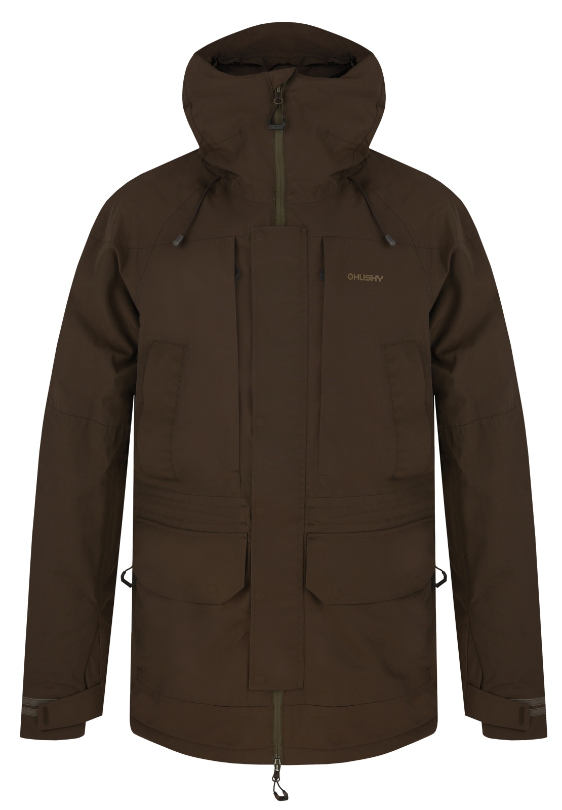 Husky Nigalo M M, deep khaki Pánská hardshell bunda (obrázek 3)