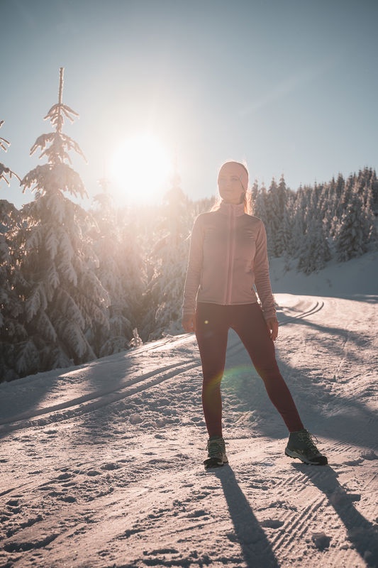 Husky Dixie L S, black Dámské termolegíny