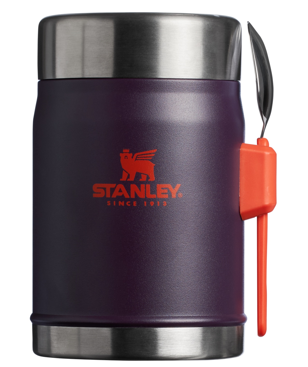 Stanley Jídelní set plum Termoska se lžící/vidličkou