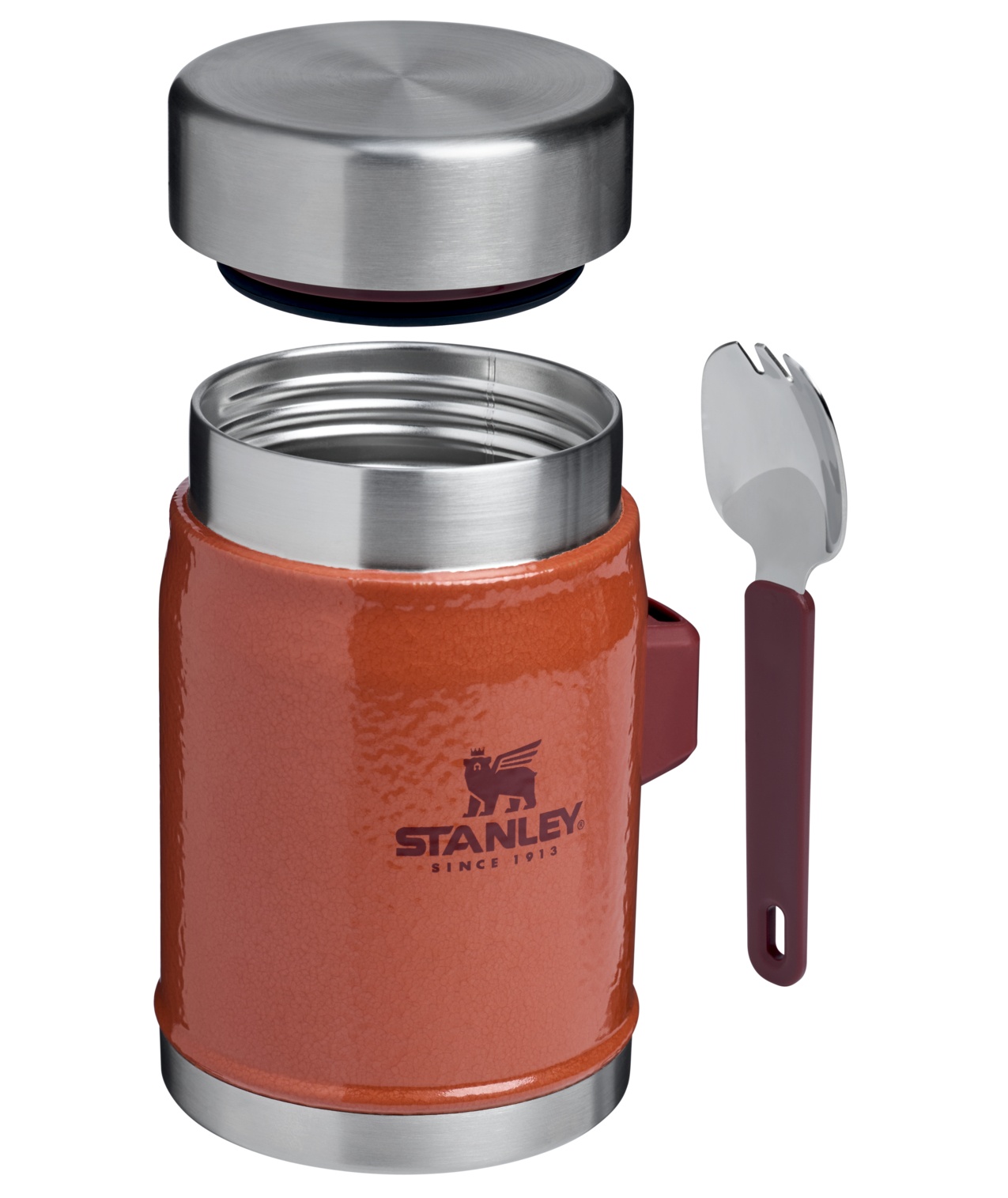 Stanley Jídelní set hammertone clay Termoska se lžící/vidličkou