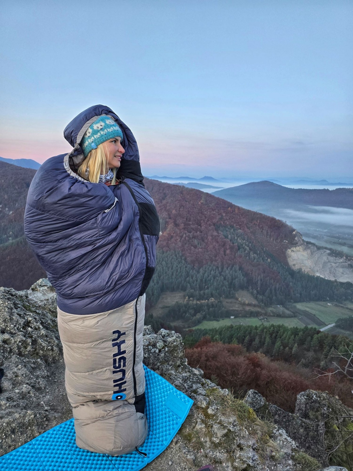 Husky Dopy -25°C blue/grey Péřový zimní spacák (obrázek 10)