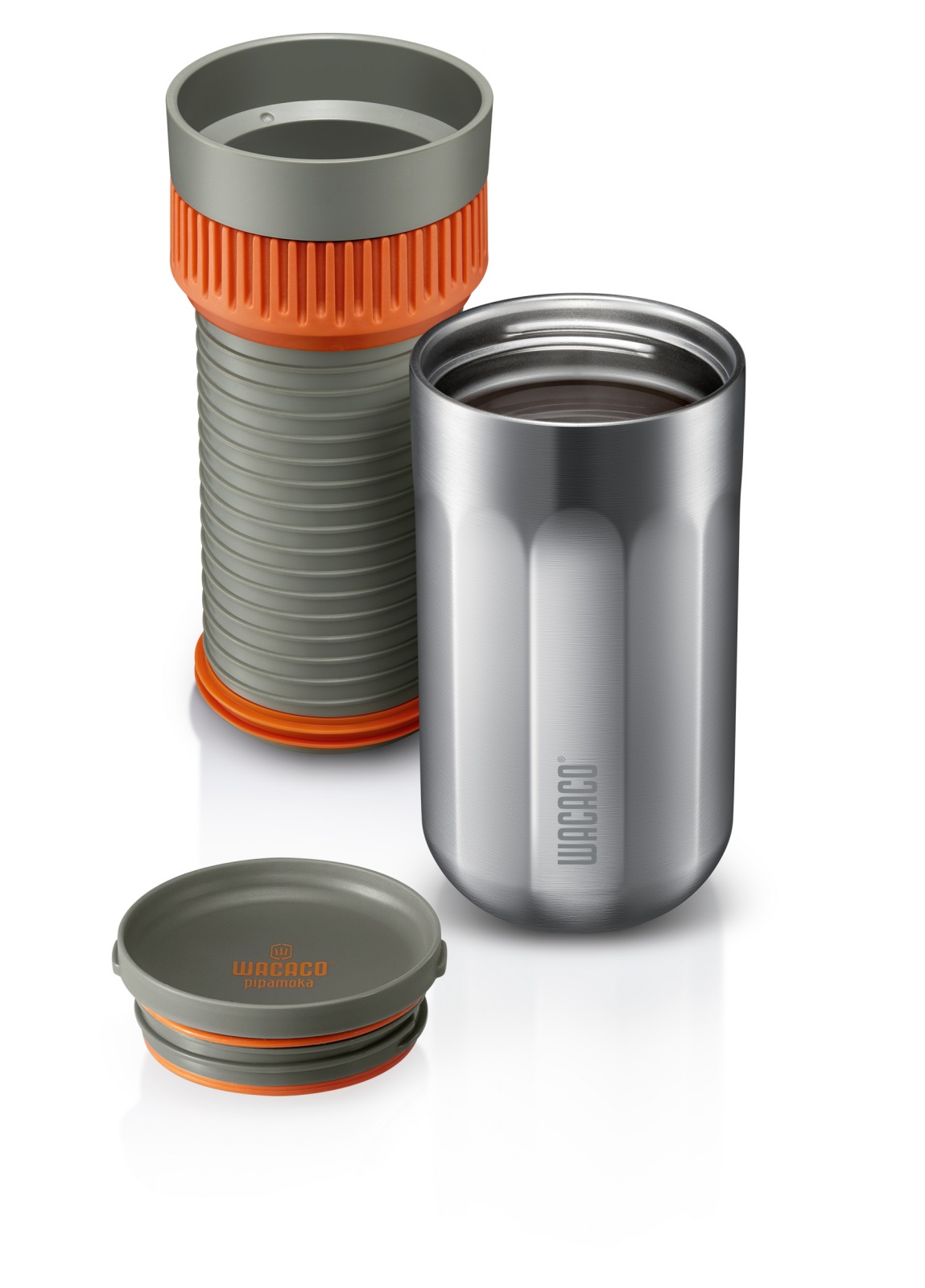 Wacaco Pipamoka stříbrná Kávovar
