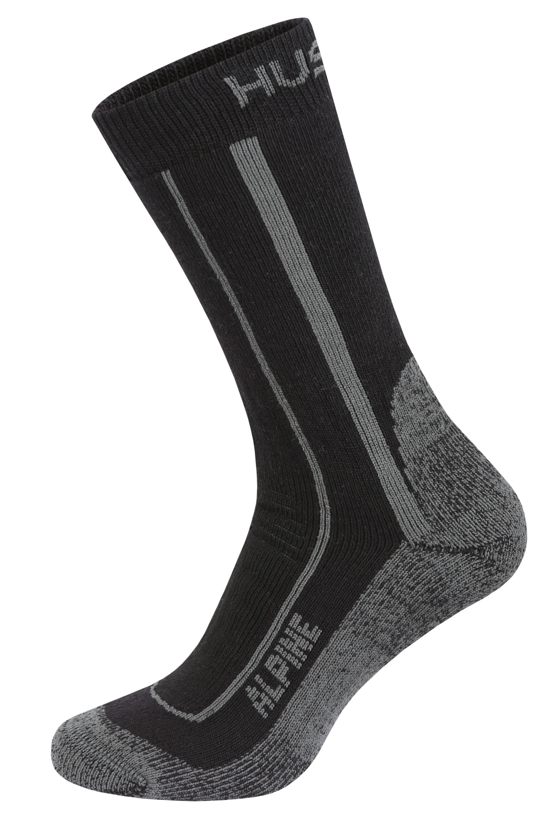 Husky Alpine M (36-40), grey/black Ponožky (obrázek 4)