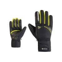 Ziener GALISO-Z GTX + GORE PLUS WARM 9,5, black/lime Pánské skialpinistické rukavice