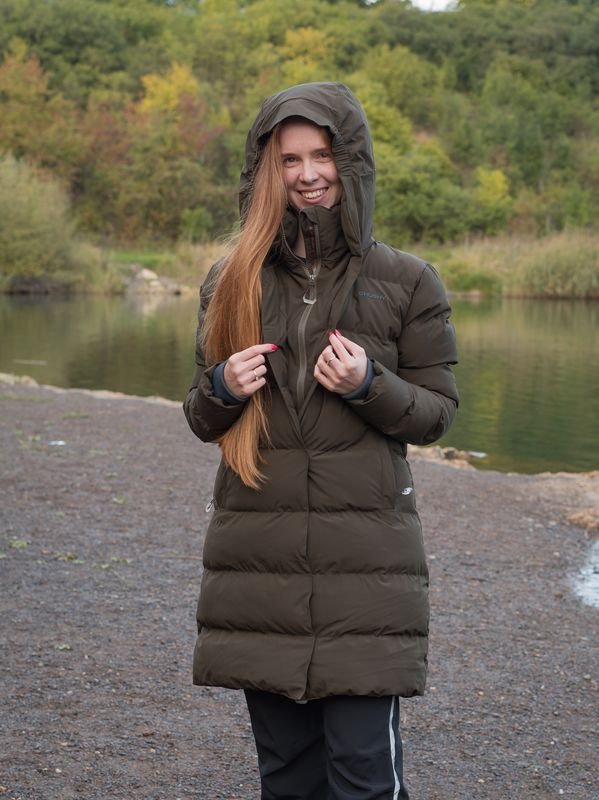Husky Normy L S, deep khaki Dámský hardshell kabát (obrázek 7)