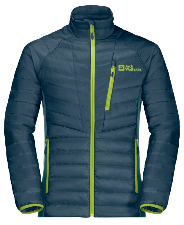 Levně Jack Wolfskin Routeburn Pro Ins L, dark sea Pánská zateplená bunda