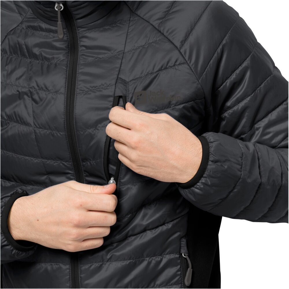 Jack Wolfskin Routeburn Pro Ins M, black Pánská zateplená bunda (obrázek 4)