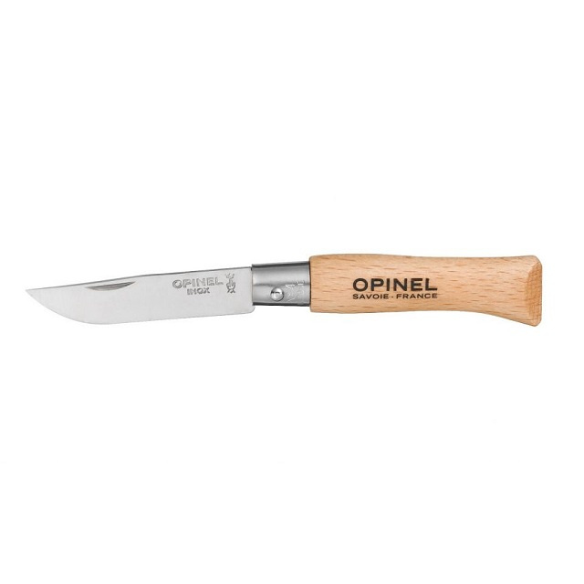 Levně Opinel N°04 Inox buk Zavírací nůž