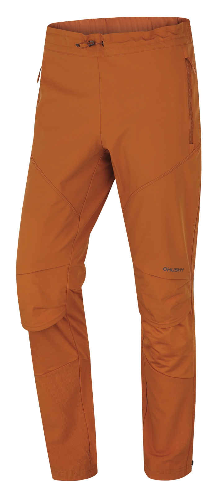 Husky Kulau M L, mustard Pánské softshellové kalhoty