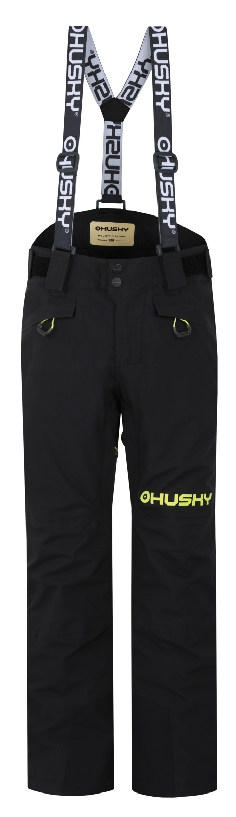 Husky Gunis Kids 134, black Dětské lyžařské kalhoty