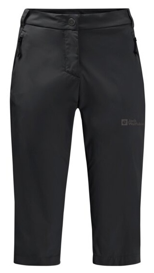 Jack Wolfskin Activate Light 40, black Dámské 3/4 kalhoty