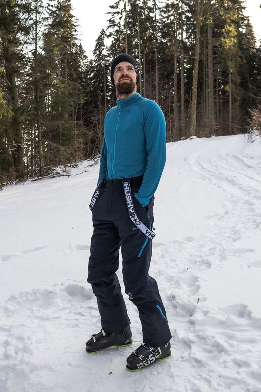 Husky Mitaly M XL, black blue Pánské lyžařské kalhoty (obrázek 3)