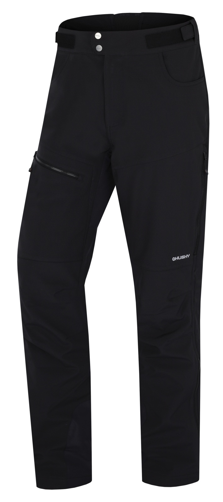 Husky Keson M L, black Pánské softshell kalhoty