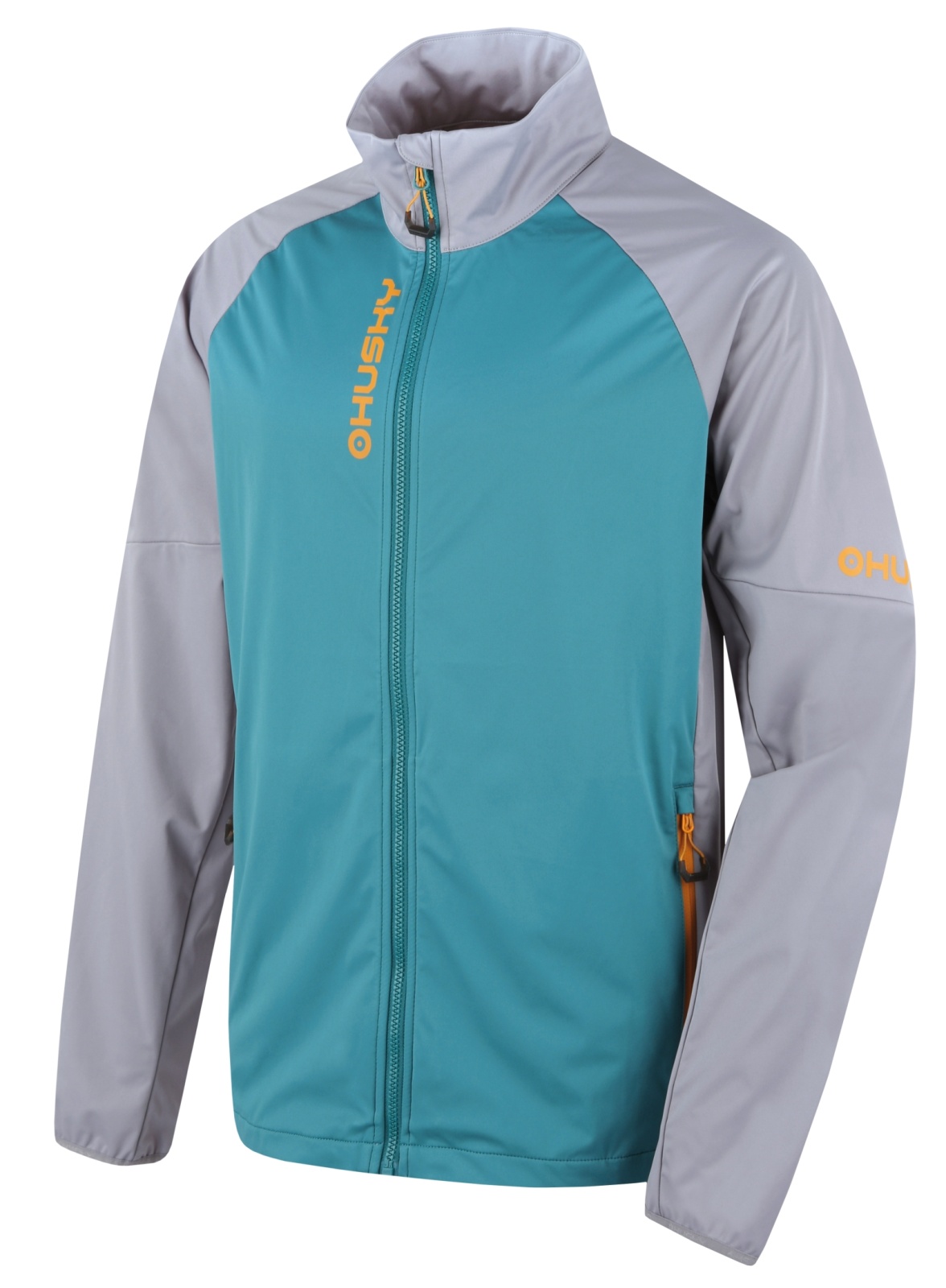 Husky Suli M XXL, turquoise/brown Pánská softshell bunda (obrázek 6)