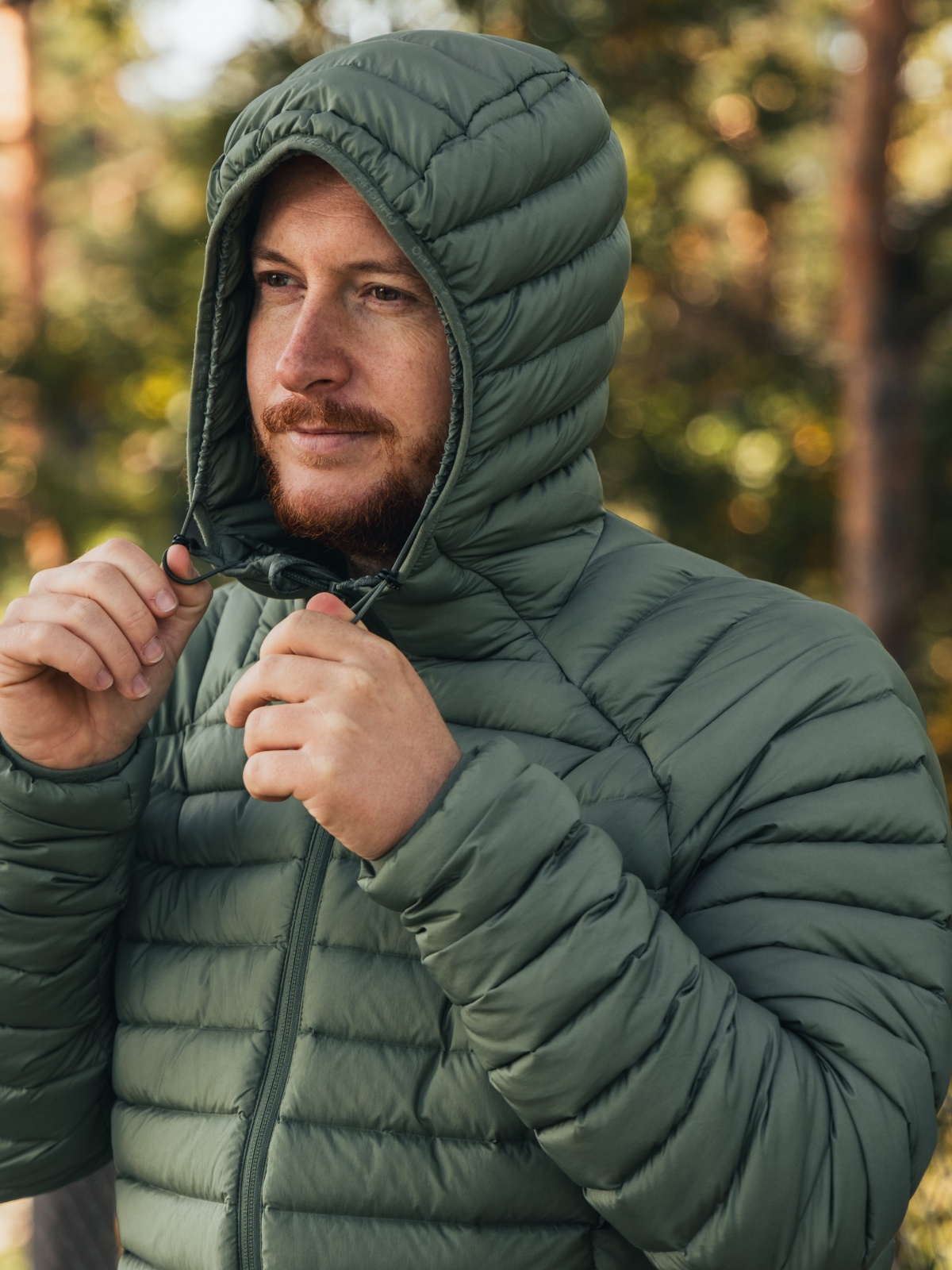 Husky Dreeser M XXL, khaki Pánská péřová bunda (obrázek 8)