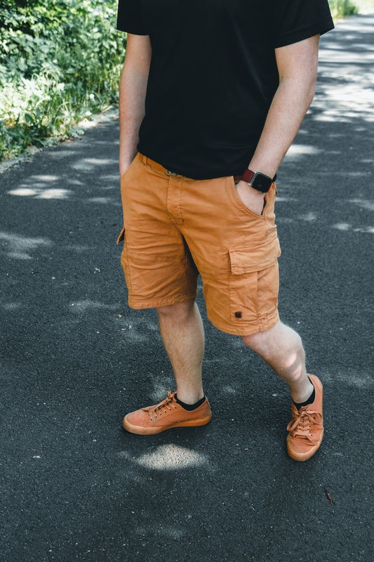 Husky Ropy M S, beige Pánské bavlněné kraťasy (obrázek 6)