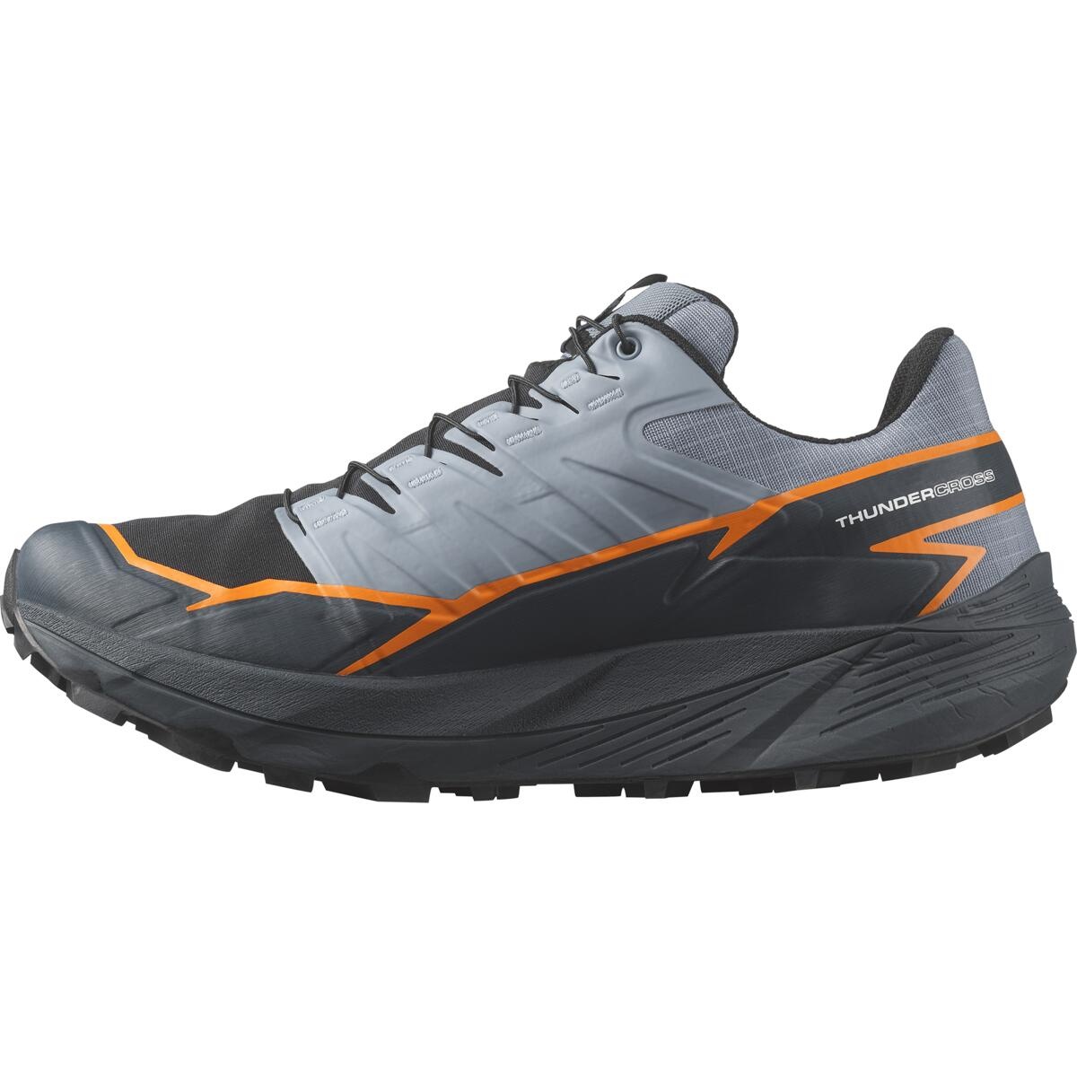Salomon THUNDERCROSS GTX EU 48, Flint Stone/Carbon/Orange Pepper Pánské boty (obrázek 5)