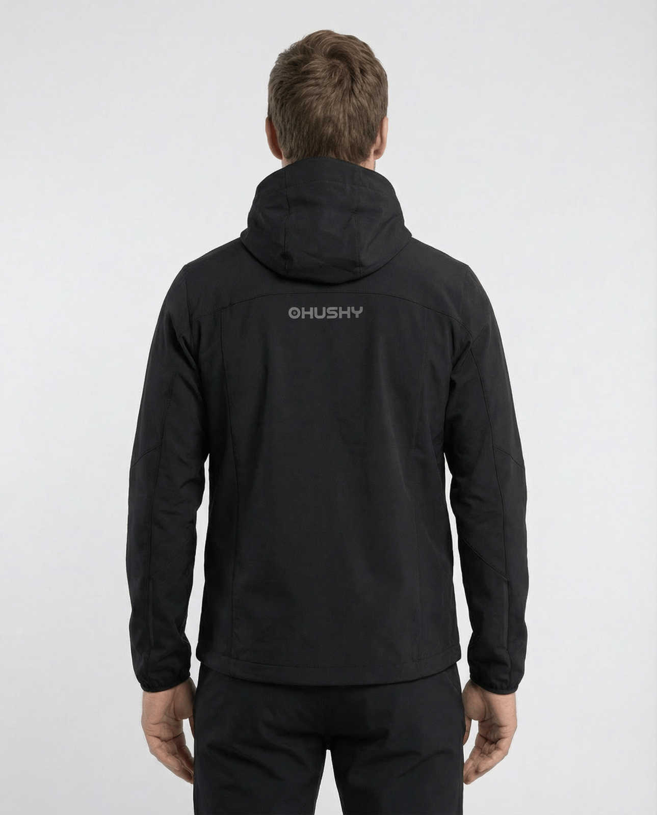Husky Silvo M M, black Pánská softshell bunda (obrázek 3)