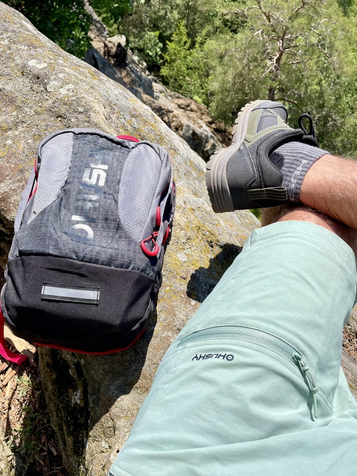 Husky Kimbi M XXL, light green Pánské kraťasy