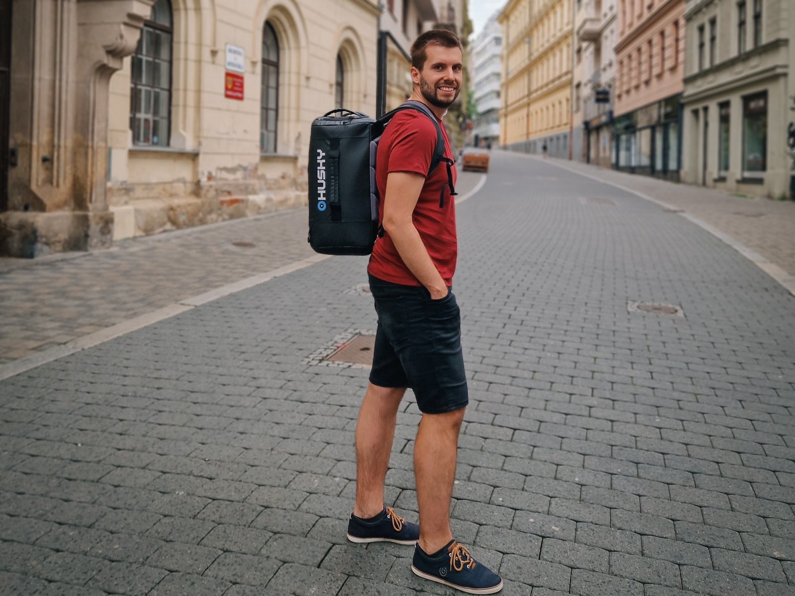 Husky Trussel 60l black Taška