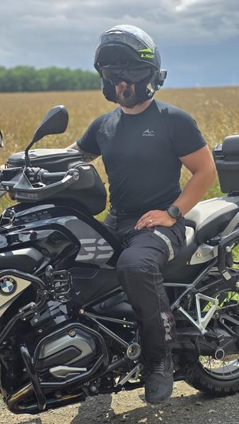 Husky Mersa M S, blue Merino termoprádlo triko (obrázek 9)
