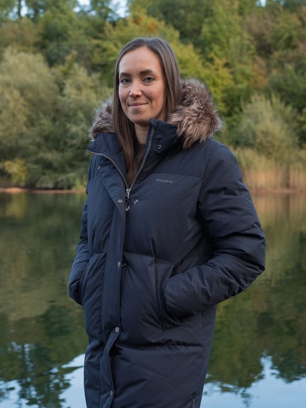 Husky Downbag L XXL, black blue Dámský péřový kabát (obrázek 9)