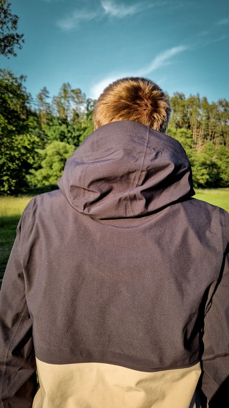 Husky Nabbi M XL, black/beige Pánská outdoor bunda (obrázek 6)