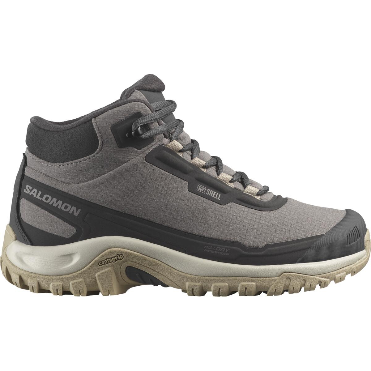 Salomon Shelter WP EU 40, Plum Kitten/Phantom/Desert Tan Dámské turistické boty (obrázek 4)