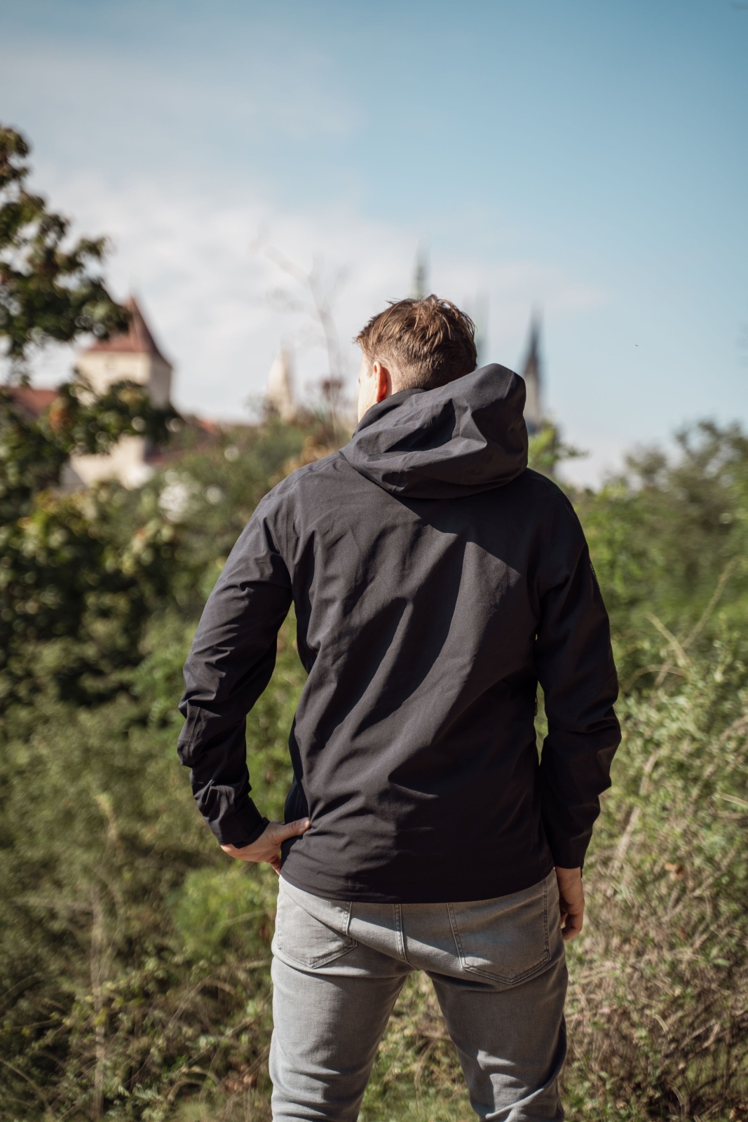 Husky Nakron M M, black Pánská outdoor bunda