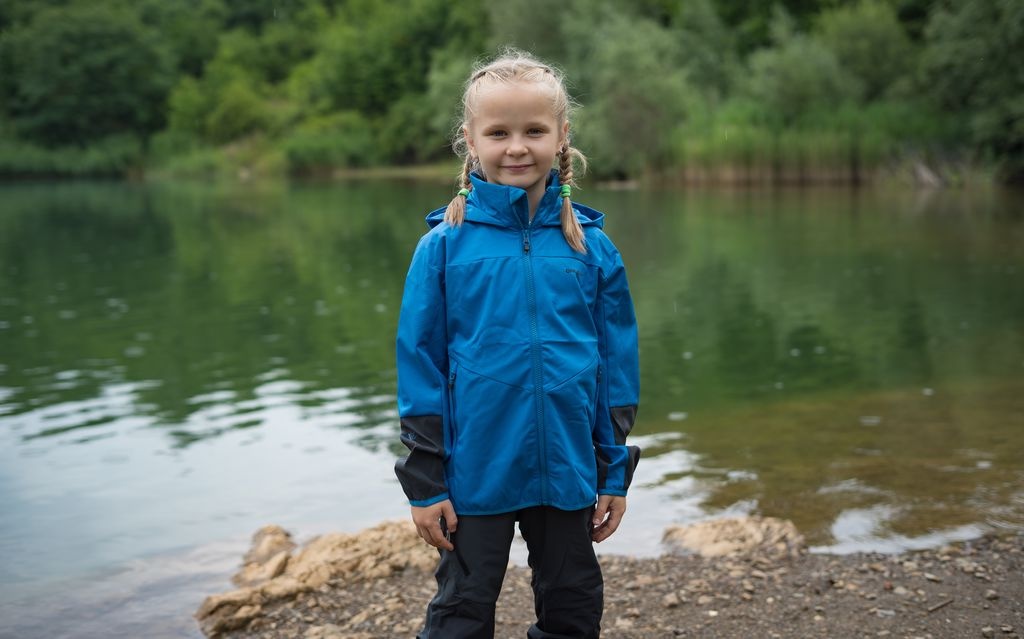 Husky Sonny K 134-140, růžová Dětská softshell bunda (obrázek 11)