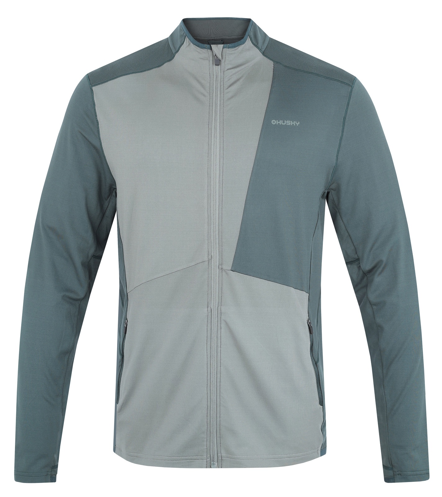 Husky Tarp zip M L, black green/dk. grey green Pánská mikina na zip (obrázek 3)