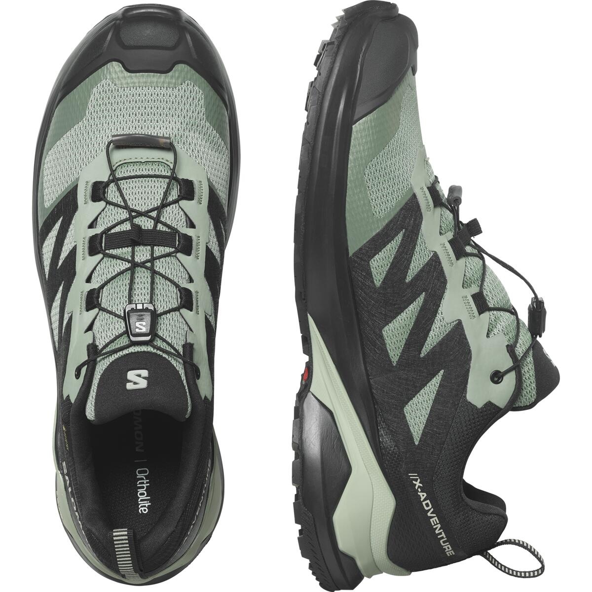 Salomon X-ADVENTURE GTX EU 48, Lily Pad/Black/Desert Sage Pánské boty (obrázek 3)