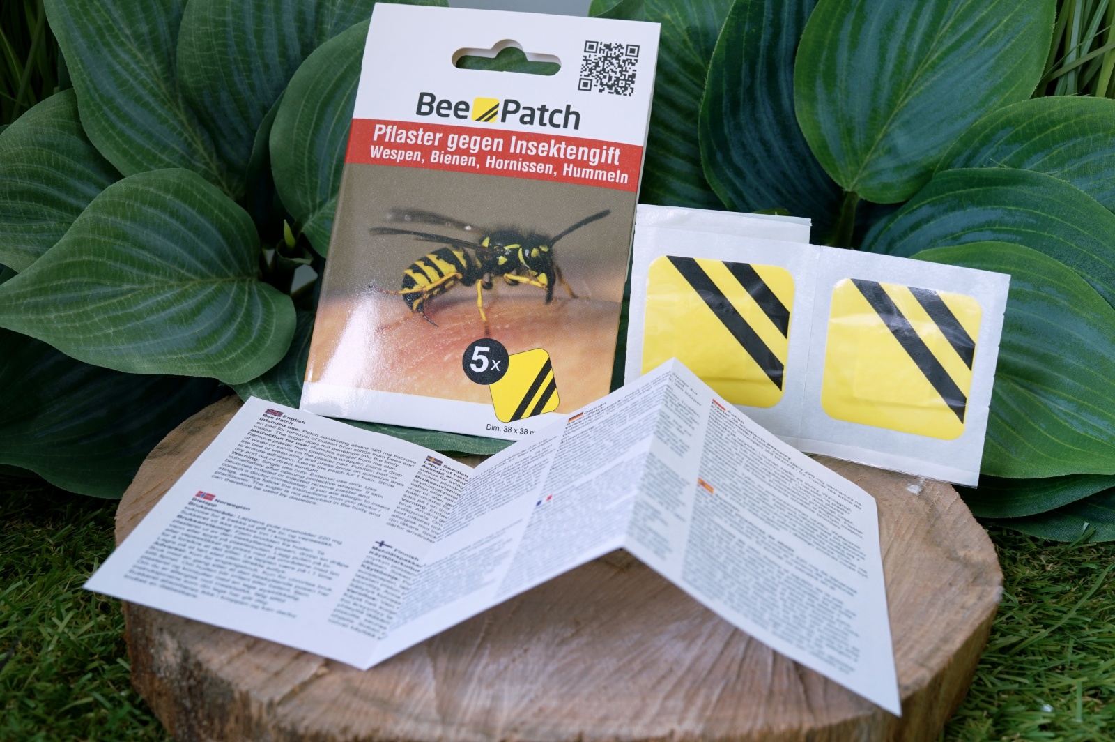 Katadyn Náplast k ošetření včelího/vosího bodnutí 5 ks viz obrázek