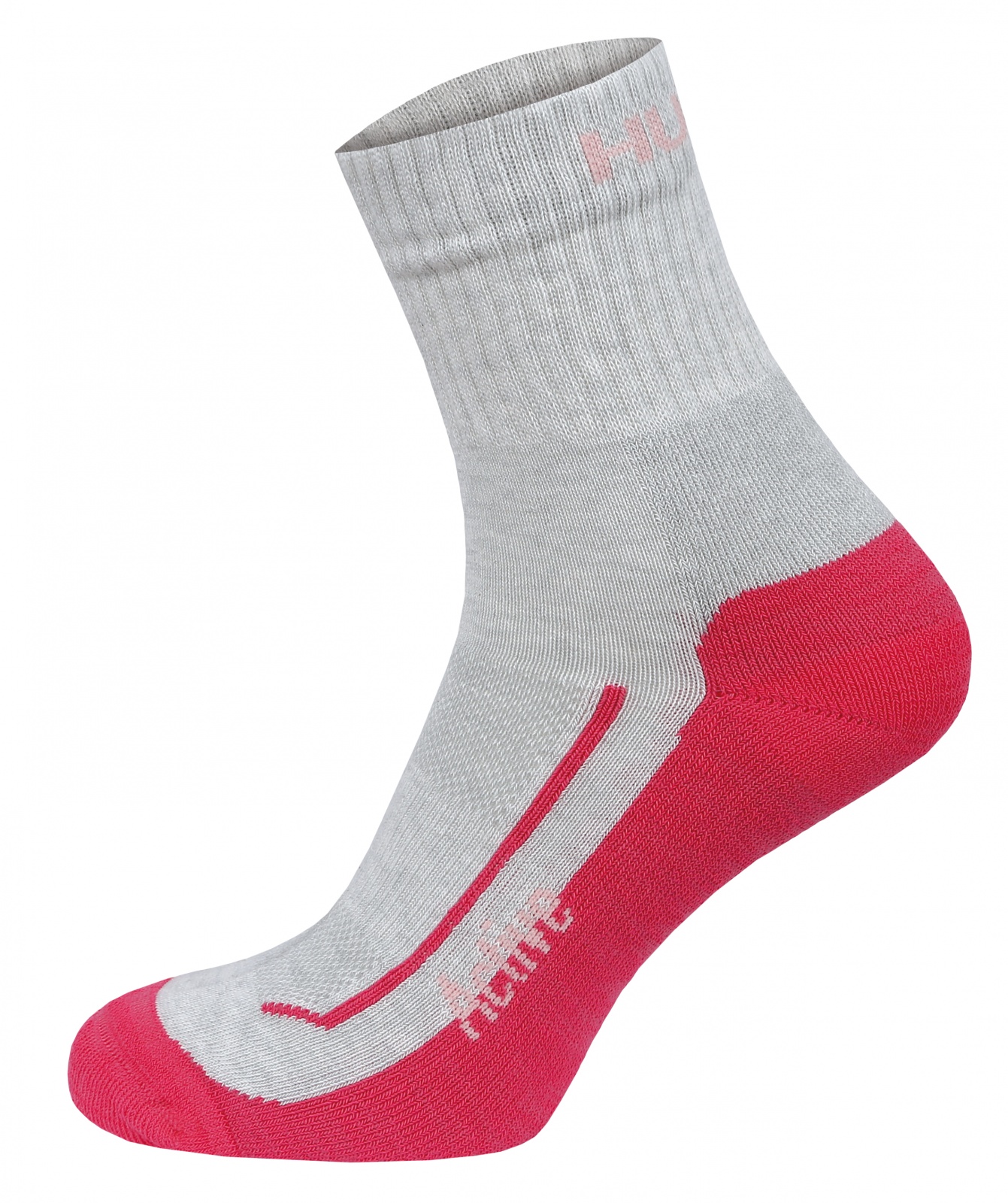 Husky Active L (41-44), grey/red Ponožky