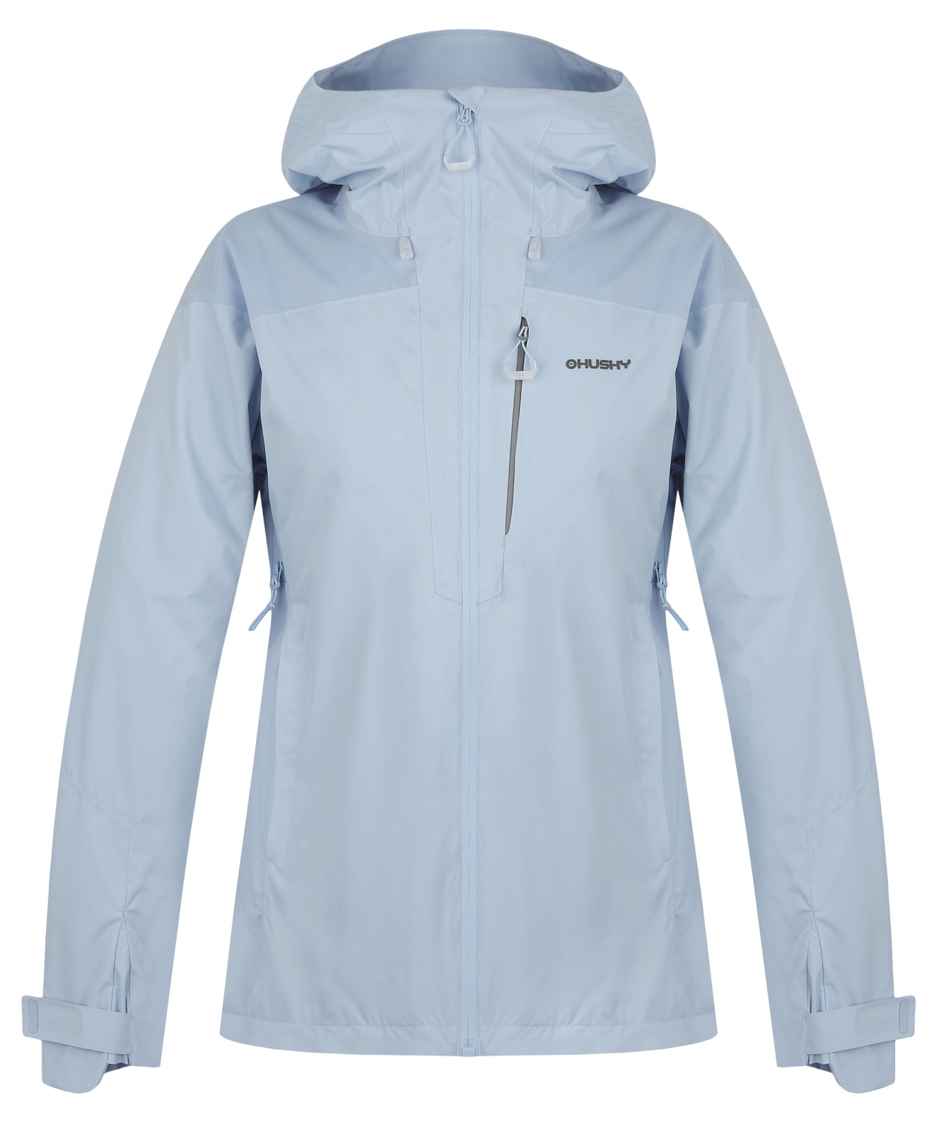 Husky Nicker L XXL, light blue Dámská hardshell bunda (obrázek 3)