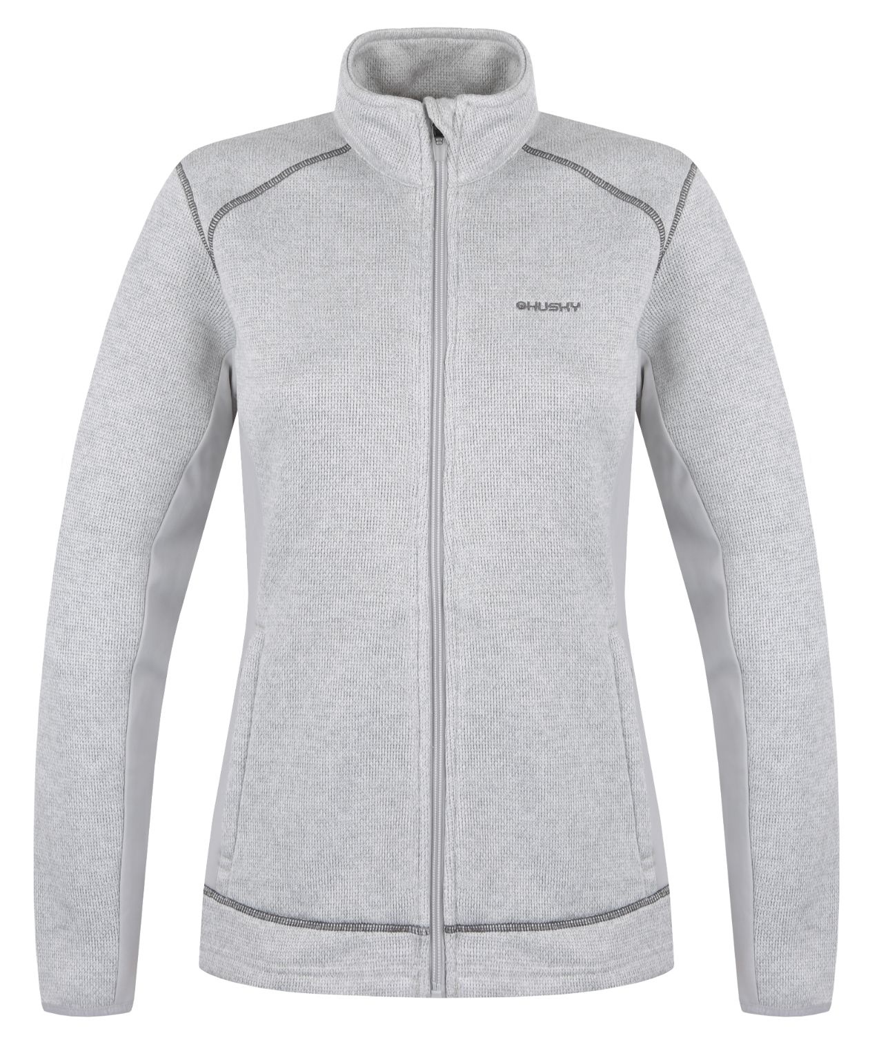 Husky Alan L XS, beige Dámský fleecový svetr na zip (obrázek 6)