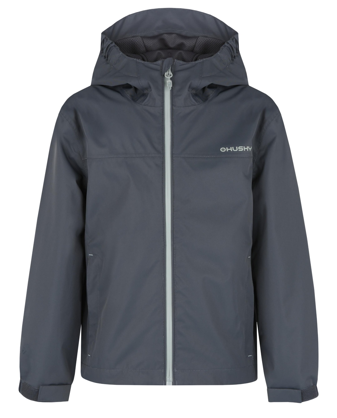 Husky Nelory K 164, dark grey Dětská hardshell bunda (obrázek 3)