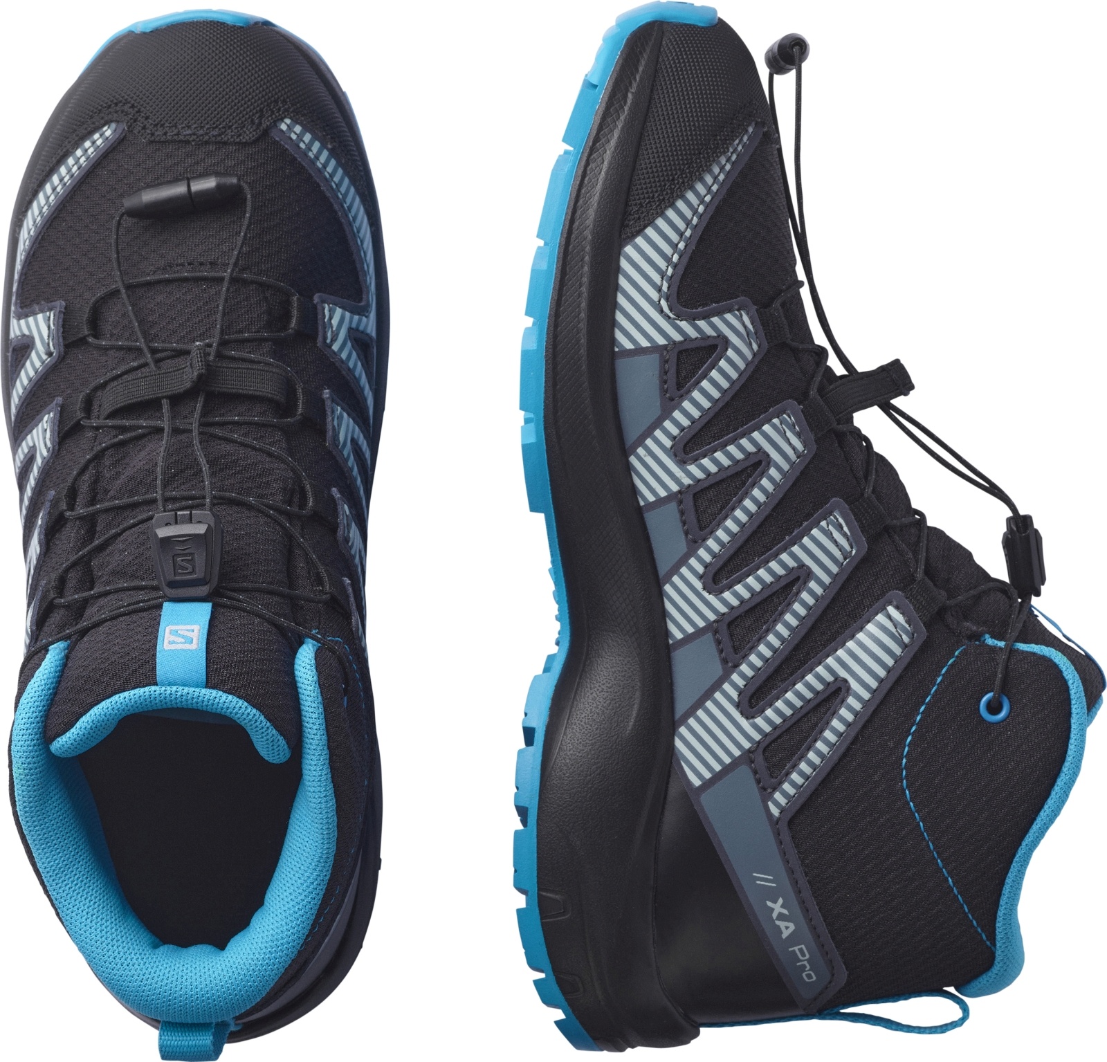 Salomon Xa Pro V8 Mid cswp EU 33, Black/Monument Dětské boty (obrázek 3)