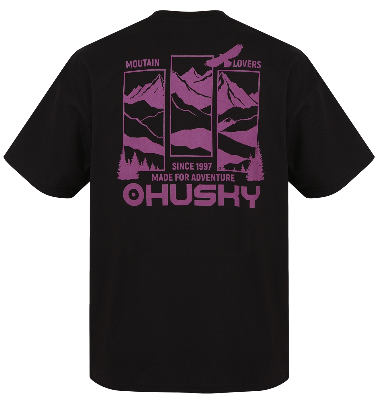 Husky Tee View M L, black Pánské bavlněné triko