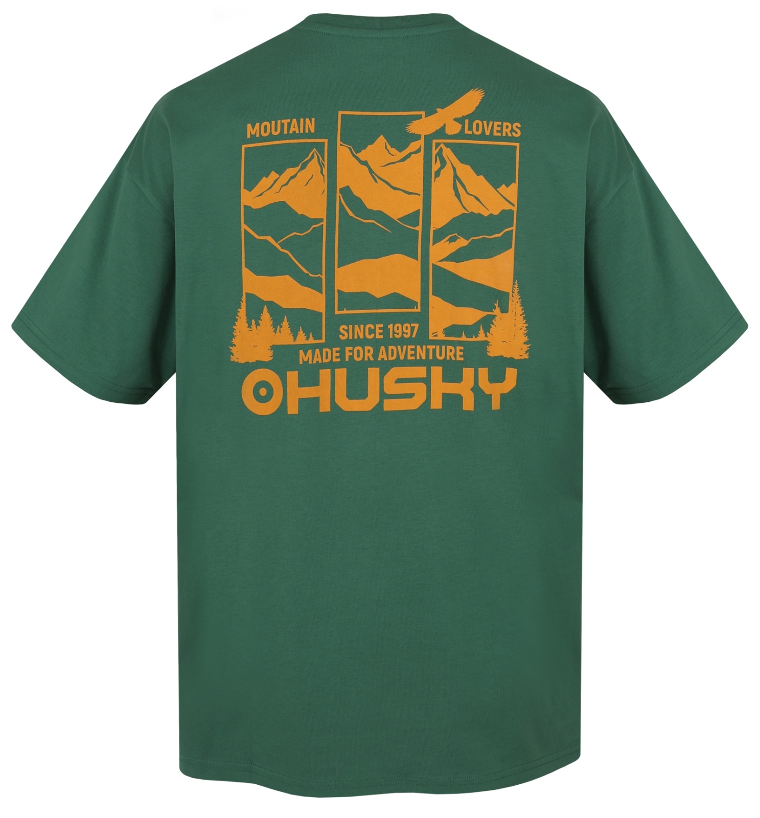 Husky Tee View M XXL, brown Pánské bavlněné triko (obrázek 10)