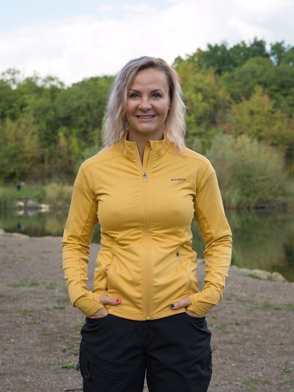 Husky Tarp zip L XL, lt. yellow Dámská mikina na zip (obrázek 4)