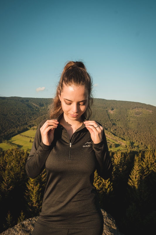 Husky Tromi Zip L M, black Termoprádlo Active Winter Triko (obrázek 4)