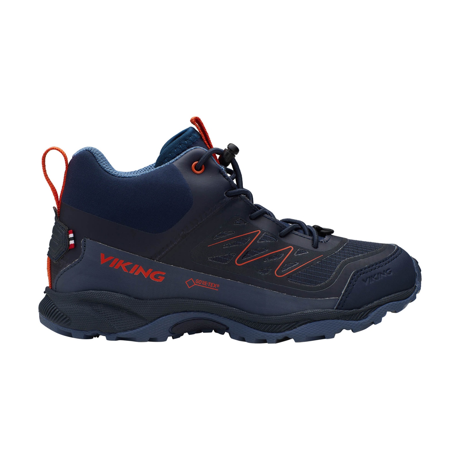 Viking Tind Mid GTX EU 37, navy rust Dětské boty