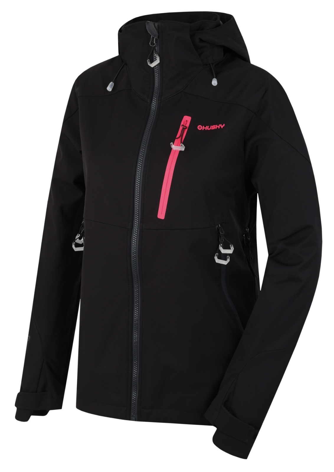 Husky Sauri L XS, black Dámská softshell bunda